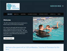Tablet Screenshot of pauldillonswimming.com